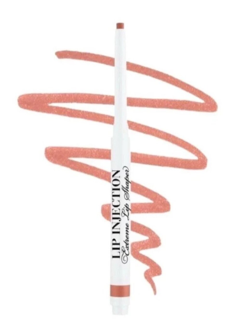 Too Faced Lip Injection Extreme Pink Lip Shaper Post-Op Light Pink Nude Plumping